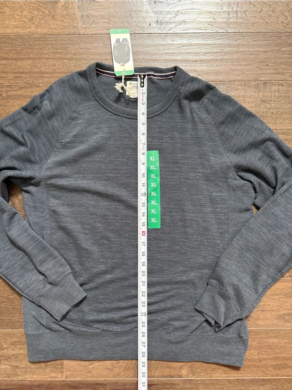 NWT Champion Men's Crewneck Sweatshirt - Charcoal Gray